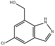 (5-Chloro-1H-indazol-7-yl)-methanol,1958817-18-9,结构式