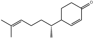 4-[(1R)-1,5-Dimethyl-4-hexen-1-yl]-2-cyclohexen-1-one Structure