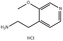 2-(3-甲氧基吡啶-4-基)乙胺二盐酸盐, 1965309-73-2, 结构式