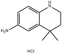 1,2,3,4-tetrahydro-4,4-dimethylquinolin-6-amine dihydrochloride Structure