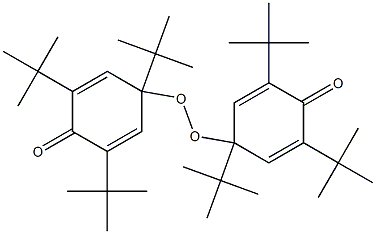 2,5-Cyclohexadien-1-one, 4,4'-dioxybis[2,4,6-tris(1,1-dimethylethyl)- Structure