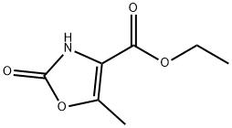 5-Methyl-2-oxo-2,3-dihydro-oxazole-4-carboxylic acid ethyl ester 结构式