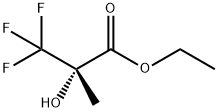(S)-3,3,3-trifluoro-2-hydroxy-2-methyl-propionic acid ethyl ester Struktur