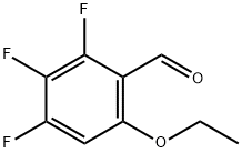6-Ethoxy-2,3,4-trifluorobenzaldehyde Structure