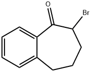 5H-Benzocyclohepten-5-one,6-bromo-6,7,8,9-tetrahydro- Structure