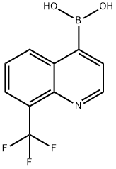 (8-(trifluoromethyl)quinolin-4-yl)boronic acid Structure