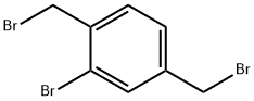 Benzene,2-bromo-1,4-bis(bromomethyl)- Structure