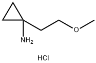 1-(2-methoxyethyl)cyclopropan-1-amine hydrochloride Structure