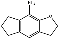 2H-Cyclopenta[f]benzofuran-8-amine, 3,5,6,7-tetrahydro- Structure