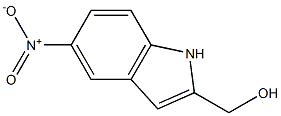 1H-Indole-2-methanol, 5-nitro- Struktur
