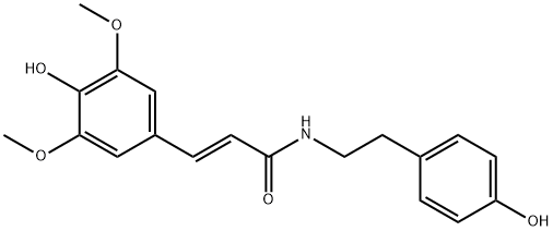 N-trans-Sinapoyltyramine Structure