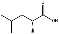 (2R)-2,4-dimethylpentanoic acid 结构式
