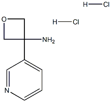 3-(pyridin-3-yl)oxetan-3-amine dihydrochloride 结构式