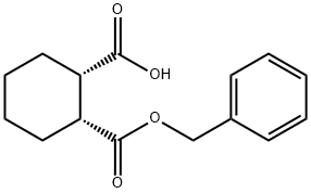 (1S,2R)-2 - ((苄氧基)羰基)环己烷-1-羧酸, 200948-88-5, 结构式
