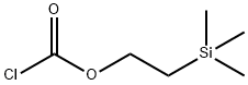 2-(三甲基甲硅烷基)乙基氯甲酸盐, 20160-60-5, 结构式