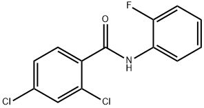2,4-dichloro-N-(2-fluorophenyl)benzamide,202207-05-4,结构式