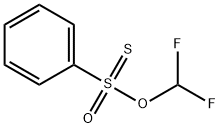 S-(difluoromethyl) benzenesulfonothioate 化学構造式
