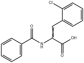 2-苯甲酰胺基-(3Z)-(21-氯苯基)丙烯酸 结构式