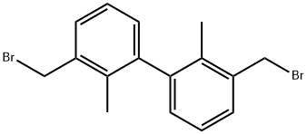3,3'-bis(bromomethyl)-2,2'-dimethyl-1,1'-biphenyl,203379-68-4,结构式