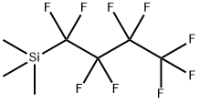 トリメチル(ノナフルオロブチル)シラン 化学構造式