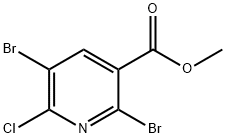 methyl 2,5-dibromo-6-chloronicotinate