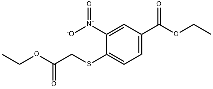 4-Ethoxycarbonylmethylsulfanyl-3-nitro-benzoic acid ethyl ester