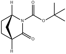 (1S)-3-氧代-2-氮杂双环[2.2.1]庚烷-2-羧酸叔丁酯,204913-00-8,结构式