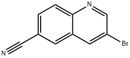 3-bromoquinoline-6-carbonitrile 结构式