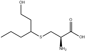 L-Cysteine, S-[1-(2-hydroxyethyl)butyl]- 结构式