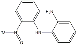 N-(2-ニトロフェニル)-o-フェニレンジアミン 化学構造式