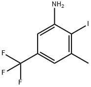 2-Iodo-3-methyl-5-(trifluoromethyl)benzenamine