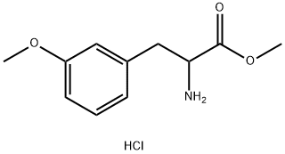 3-Methoxy-DL-phenylalanine methyl ester HCl Structure