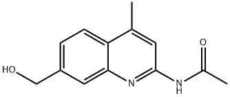 N-(7-(hydroxymethyl)-4-methylquinolin-2-yl)acetamide,2055845-40-2,结构式
