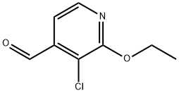 3-Chloro-2-ethoxy-4-formylpyridine Struktur
