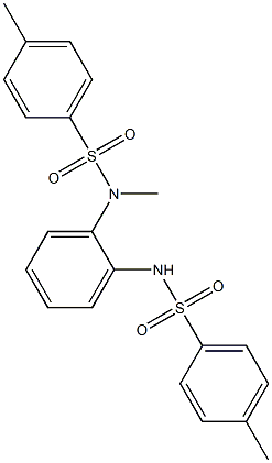 N,4-二甲基-N-(2-((4-甲基苯基)磺酰胺基)苯基)苯磺酰胺,205642-00-8,结构式