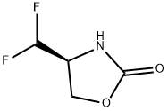 (S)-4-(difluoromethyl)oxazolidin-2-one Struktur