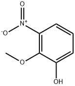 2-メトキシ-3-ニトロフェノール 化学構造式
