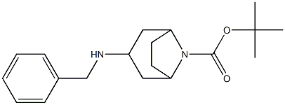 英文名称:TERT-BUTYL (1R,3R,5S)-3-(BENZYLAMINO)-8-AZABICYCLO[3.2.1]OCTANE-8-CARBOXYLATE, 207564-70-3, 结构式