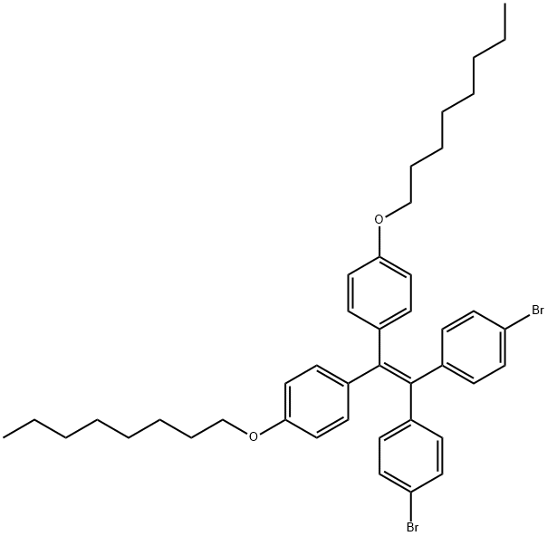4,4'-(2,2-bis(4-(octyloxy)phenyl)ethene-1,1-diyl)bis(bromobenzene)