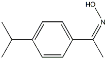 Ethanone, 1-[4-(1-methylethyl)phenyl]-, oxime Struktur