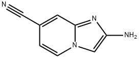2-Aminoimidazo[1,2-a]pyridine-7-carbonitrile Struktur