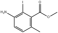 3-Amino-2-iodo-6-methyl-benzoic acid methyl ester 结构式