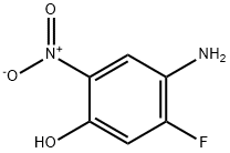 4-amino-5-fluoro-2-nitro-Phenol 结构式
