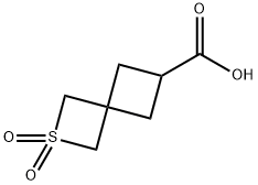 2-thiaspiro[3.3]heptane-6-carboxylic acid 2,2-dioxide,2092286-66-1,结构式