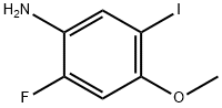 2-氟-4-甲氧基-5-碘苯胺, 2092595-26-9, 结构式