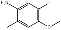 5-Iodo-4-methoxy-2-methyl-phenylamine Struktur