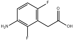 2-(3-氨基-2,6-二氟苯基)乙酸,2092924-28-0,结构式