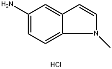 1-Methyl-1H-indol-5-amine hydrochloride 结构式