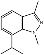 7-isopropyl-1,3-dimethyl-1H-indazole 化学構造式