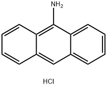 9-アミノアントラセン塩酸塩 化学構造式